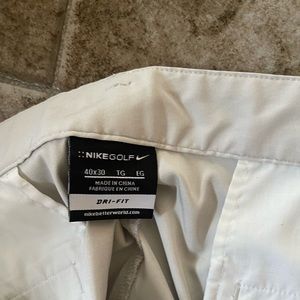 Nike Men’s Golf Pants, have some belts stains on them.